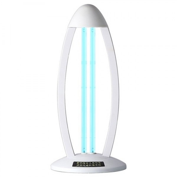 38W UV Disinfection Lamp Household Germicidal Light Ultraviolet Ozone Double Sterilization Sterilizer with Remote Control