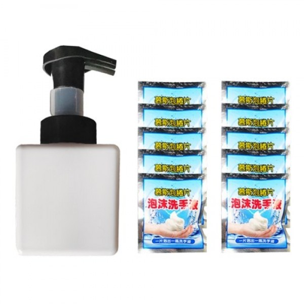 Hand Cleaning Hand Pressed Hand Sanitizer Bottle Effervescent Tablets Soap Dispenser Lotion Shampoo Hand Wash