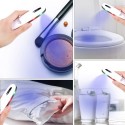 HomeSafety Portable UV Sterilizer Mini UVC LED Lamp Portable Handheld UVC sterilizer for Home Office Hotel White