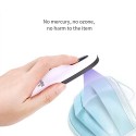 HomeSafety Portable UV Sterilizer Mini UVC LED Lamp Portable Handheld UVC sterilizer for Home Office Hotel White