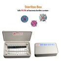 Household UV Sterilizer Box LED UV Light Disinfect Box High-Power UV Tube 99.9% Sterilizing Rate Mask Sanitizer Cleaner Multi-fu