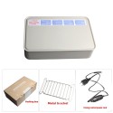 Household UV Sterilizer Box LED UV Light Disinfect Box High-Power UV Tube 99.9% Sterilizing Rate Mask Sanitizer Cleaner Multi-fu