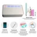 Household UV Sterilizer Box LED UV Light Disinfect Box High-Power UV Tube 99.9% Sterilizing Rate Mask Sanitizer Cleaner Multi-fu