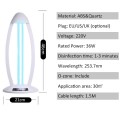 UV+ Ozone Sterilizat-ion Lamp Dis-infection Lamp UV Light Mites Deodorizer Germi-cidal Ultraviolet Sterili-zer Light Tube Bulb E