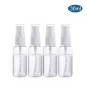 4 Pack 30ml Spray Bottles Fine Mist Transparent Empty Plastic Spray Bottles Refillable Bottle Perfume Atomizer Container for Ess