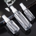 4 Pack 30ml Spray Bottles Fine Mist Transparent Empty Plastic Spray Bottles Refillable Bottle Perfume Atomizer Container for Ess