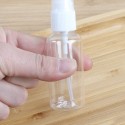 4 Pack 30ml Spray Bottles Fine Mist Transparent Empty Plastic Spray Bottles Refillable Bottle Perfume Atomizer Container for Ess