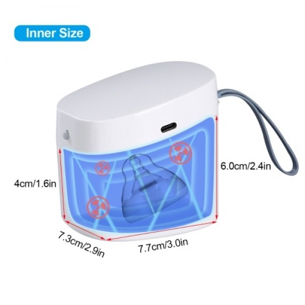 Mini Portable UV Sterili-zer Box Mask Toothbrush Ultraviolet Disin-fection Box