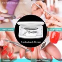 Nail Art Tool Plastic S-terilizer Box Tray Cleaning S-terilization Storage Box Case Cleaner Disin-fection Container