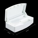 Nail Art Tool Plastic S-terilizer Box Tray Cleaning S-terilization Storage Box Case Cleaner Disin-fection Container