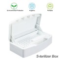 Nail Art Tool Plastic S-terilizer Box Tray Cleaning S-terilization Storage Box Case Cleaner Disin-fection Container