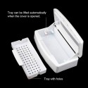 Nail Art Tool Plastic S-terilizer Box Tray Cleaning S-terilization Storage Box Case Cleaner Disin-fection Container