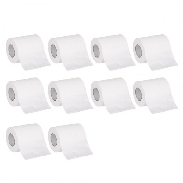 10 rolls Soft Toilet 3-layer Thickening Strong Water Absorption Tissuesv