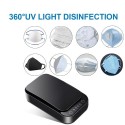 A01 Phone UV Sterilizer Multifunctional 6inch Cell Phone Disinfector UV Disinfection Sanitizer Box