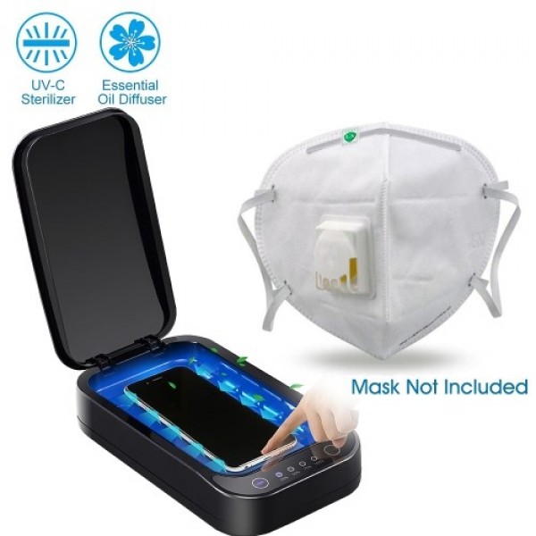 A01 Phone UV Sterilizer Multifunctional 6inch Cell Phone Disinfector UV Disinfection Sanitizer Box