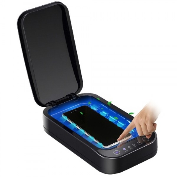 A01 Phone UV Sterilizer Multifunctional 6inch Cell Phone Disinfector UV Disinfection Sanitizer Box