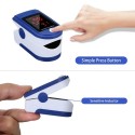 2PCS Fingertip Clip Pulse Oximeter L-ED Display Mini SpO2 Monitor Oxygen Saturation Monitor Pulse Rate Measuring Mini Portable f