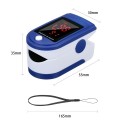 2PCS Fingertip Clip Pulse Oximeter L-ED Display Mini SpO2 Monitor Oxygen Saturation Monitor Pulse Rate Measuring Mini Portable f