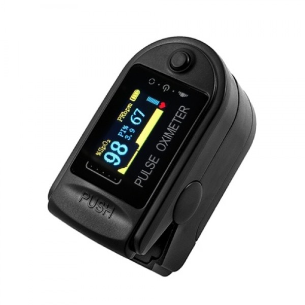 TFT Display Fingertip Oximeter B-lood Oxygen Pulse Rate Monitor Portable Family Travel Oximeter