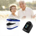 TFT Display Fingertip Oximeter B-lood Oxygen Pulse Rate Monitor Portable Family Travel Oximeter