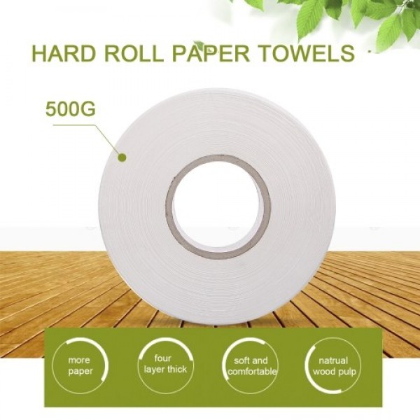 Toilet Paper Roll Paper White Indonesia Wood Pulp 4Layers 1 Pack 500g Eco-Friendly Recycled Paper Home Use Soft Professional Ser