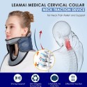 LEAMAI Medical Cervical Collar Neck Traction Device Inflatable Pinched Nerve Neck Stretcher