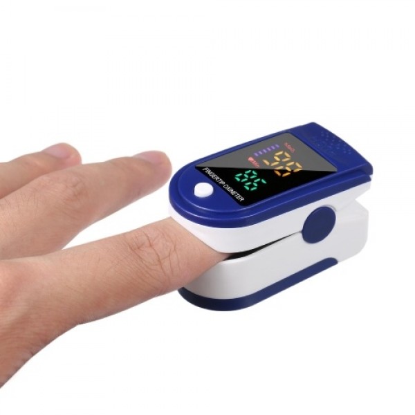 Digital Fingertip Pulse Oximeter Blood Oxygen Sensor Saturation LCD Mini SpO2 Monitor Pulse Rate Measurement Meter for Home Spor