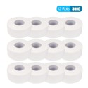 12 Rolls 4 Layers 90mm*130mm Wood Pulp Bath Tissue Paper Household Toilet Paper Roll