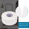 4 Rolls 4 Layers 90mm*130mm Wood Pulp Bath Tissue Paper Household Toilet Paper Roll with Core Breakpoint for Home Hotel Supermar