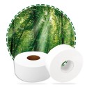 12 Rolls 4 Layers 90mm*130mm Wood Pulp Bath Tissue Paper Household Toilet Paper Roll