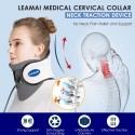 LEAMAI Medical Cervical Collar Neck Traction Device Inflatable Pinched Nerve Neck Stretcher