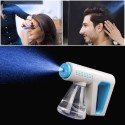 Nano Atomizer Sprayer Wireless Blue Light Handheld Rechargeable Disinfectant Fogger Machine 300ml/11oz Capacity 2 Levels Adjustm