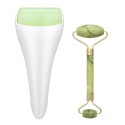 Ice Jade Roller Face Massager for Skin Care Face Roller Massage Anti Aging Facial Therapy Anti Wrinkle &amp; Reduce Fine Line Pu