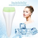 Ice Jade Roller Face Massager for Skin Care Face Roller Massage Anti Aging Facial Therapy Anti Wrinkle &amp; Reduce Fine Line Pu