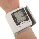 Automatic Blood Pressure Monitor Wrist Sphygmomanometer LCD Digital Display Medical Household Use for Measuring Pulse Rate