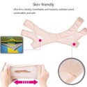 Extra Large Size Beige Face Mask 3D Face Liftting Device Facial Beauty Tool Face Thin Bandages Small V-shape Face Shaper