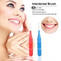 50pcs Interdental Brush Floss Head Tooth Pick Tool Between Teeth Brush Professional Dental Cleaning Brush