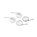 10pcs Dental Mouth Mirror 4# Reflector Odontoscope Dentist Equipment Stainless Steel Dental Mouth Mirror