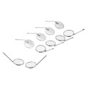 10pcs Dental Mouth Mirror 4# Reflector Odontoscope Dentist Equipment Stainless Steel Dental Mouth Mirror