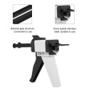 Dental Impression Mixing Dispensing Universal Dispenser Gun Silicon Rubber Dispenser Gun1:1 /1:2 50ml