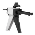 Dental Impression Mixing Dispensing Universal Dispenser Gun Silicon Rubber Dispenser Gun1:1 /1:2 50ml