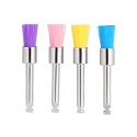 100Pcs/Box Dental Nylon Polishing Brush Latch Flat Prophy Cup Brush Polisher Colorful Dental Lab Tool