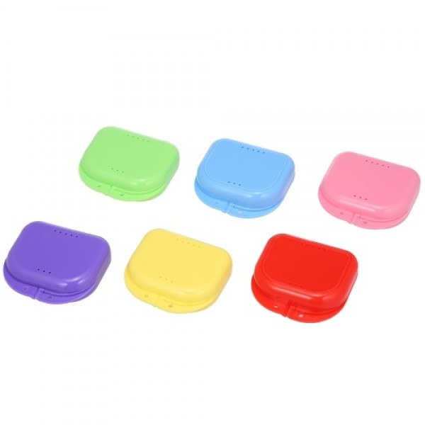 Denture Box Denture Case Dental False Teeth Cleaning Box Denture Bath Container Retainer Denture Holder