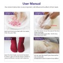 1 Pair Comfort Exfoliating Peel Foot Masks 2Pcs Baby Soft Feet Remove Scrub Callus Hard Dead Skin Bamboo Vinegar Feet Care For P