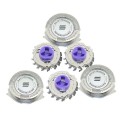 3Pcs Replacement Shaver Blades Heads Replacement for Philips Norelco Razor HQ8 Dual Precision