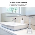 1Pc Man’s Shaving Razor Stand Holder Aluminum Alloy Safety Razor Base Shaving Razor Accessory