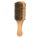 Men's Beard Brush Double-sided Facial Hair Brush Shaving Comb Male Mustache Brush Solid Wood Handle Optional Size