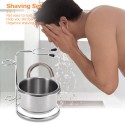 2 in 1 Men's Shaving Set Dry or Wet Shaving Cup + Shaving Holder Male Beard Shaving Soap Bowl Shaving Stand