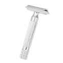 Shaving Razors Double Edge Handled Safety Traditional Wet Shaving Razor Stainless Alloy Chrome Plating