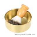 Men's Metal Shaving Bowl Barber Brass Soap Mug Cup Face Cleaning Soap Bowl for Razor Shaving Brush